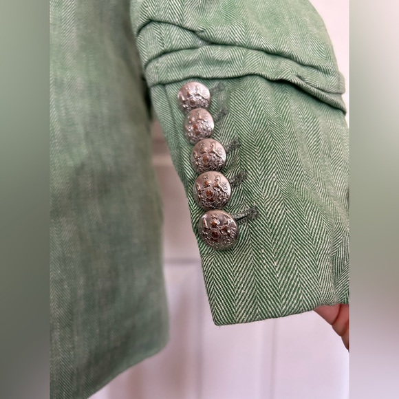 Veronica Beard Beacon Dickey Linen-blend Blazer - Picture 5 of 14